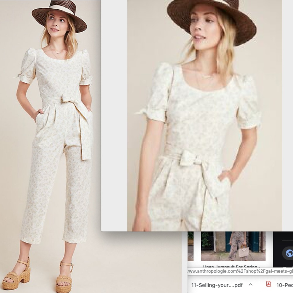 Anthropologie Gal Meets Glam Iris Jumpsuit - Sz 14